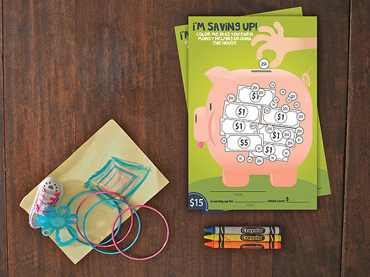 Creative Kids: Savings Notepad ($15 of savings per sheet)