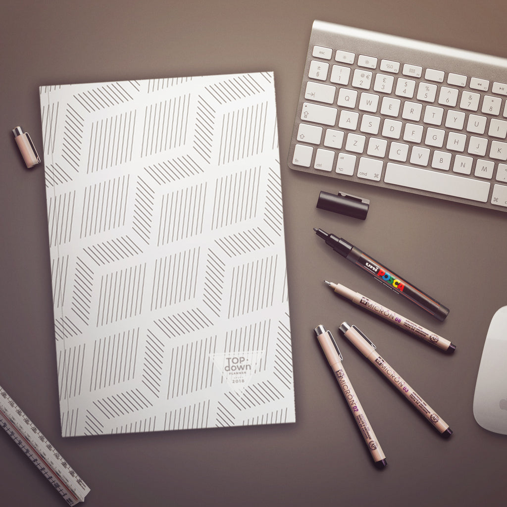 Top·Down Planner: Undated Goal Planner and Daily Scheduler (DIGITAL DOWNLOAD)