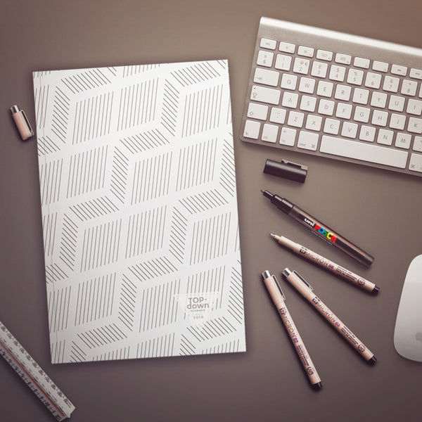 Top·Down Planner: Undated Goal Planner and Daily Scheduler (DIGITAL DOWNLOAD)