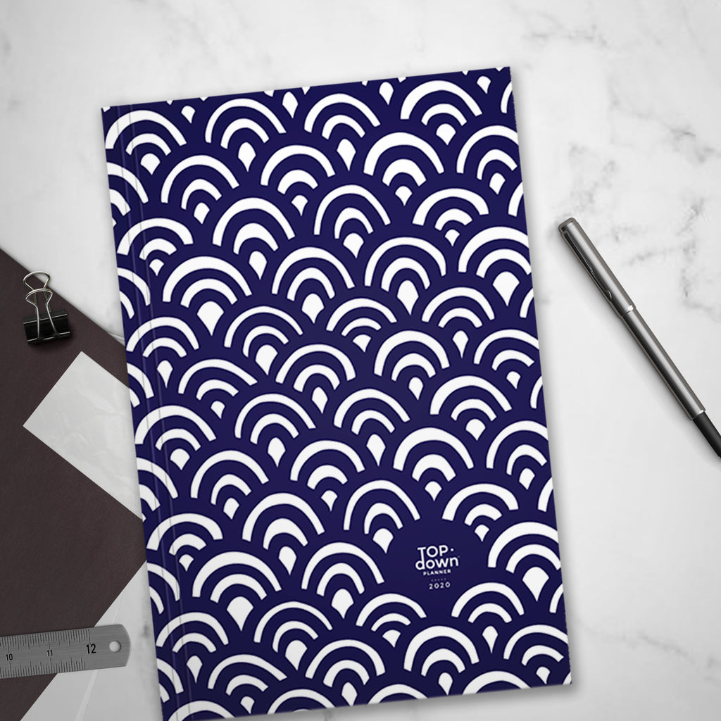 Top·Down Planner, Hardbound:  Undated Goal Planner and Daily Scheduler with Digital Bonus